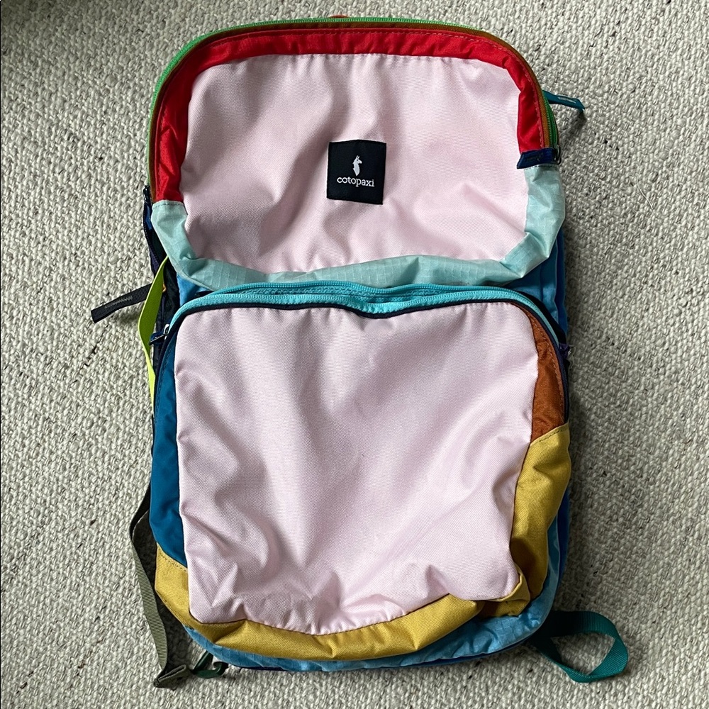 Cotopaxi colorful backpack